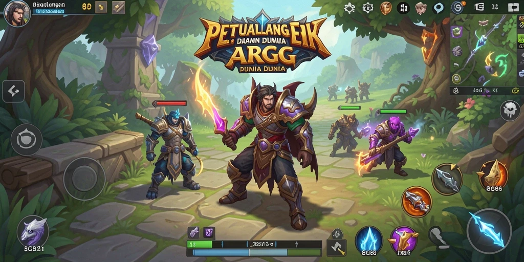 Tangkapan layar menunjukkan aksi pertempuran seru dalam 8G8G.
