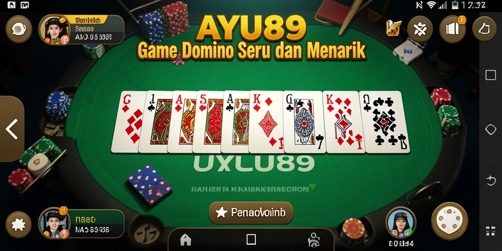 Tampilan menarik dari gameplay Domino AYU89.