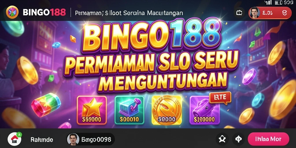 Tampilan screenshot BINGO188 menampilkan gameplay Slot yang seru dan interaktif.