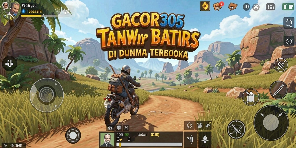 Tampilan gameplay GACOR305 yang menakjubkan dan luas.