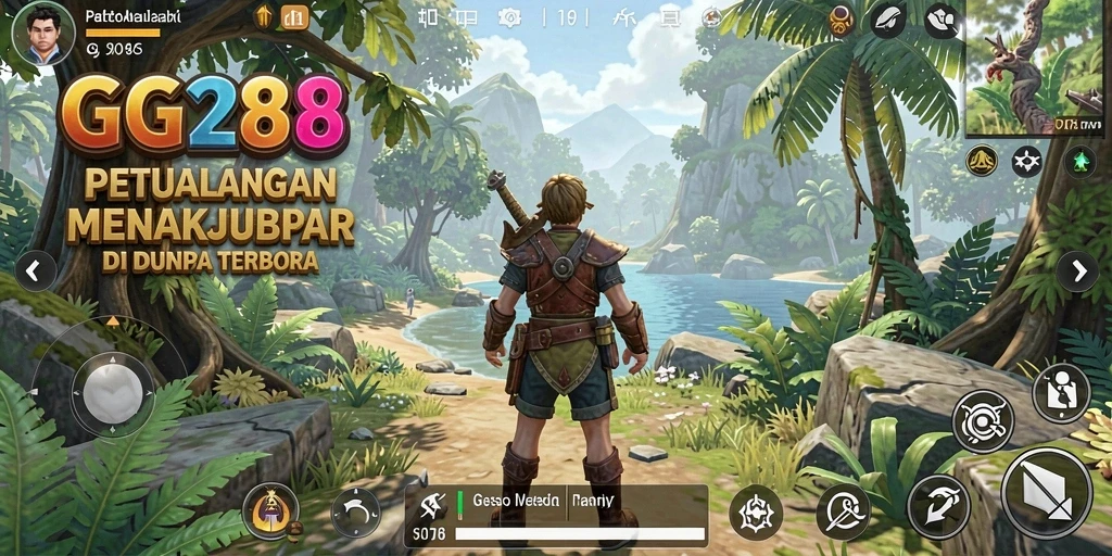 Gameplay GG288 yang penuh petualangan dalam dunia terbuka.
