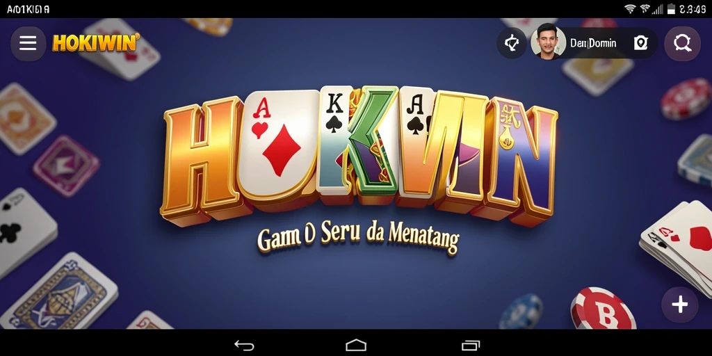 Tampilan gameplay HOKIWIN yang seru dan mendebarkan.