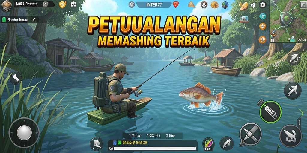 Tangkapan ikan yang spektakuler di INTER77 dengan grafis menakjubkan.