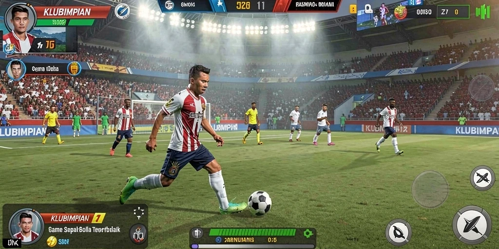 Tampilan gameplay yang seru dan mendebarkan di KLUBIMPIAN.