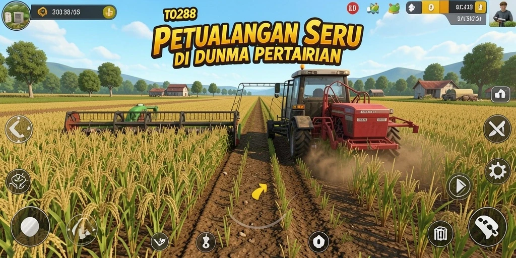 Gameplay menarik dalam TO288 dengan aktivitas bertani yang seru.