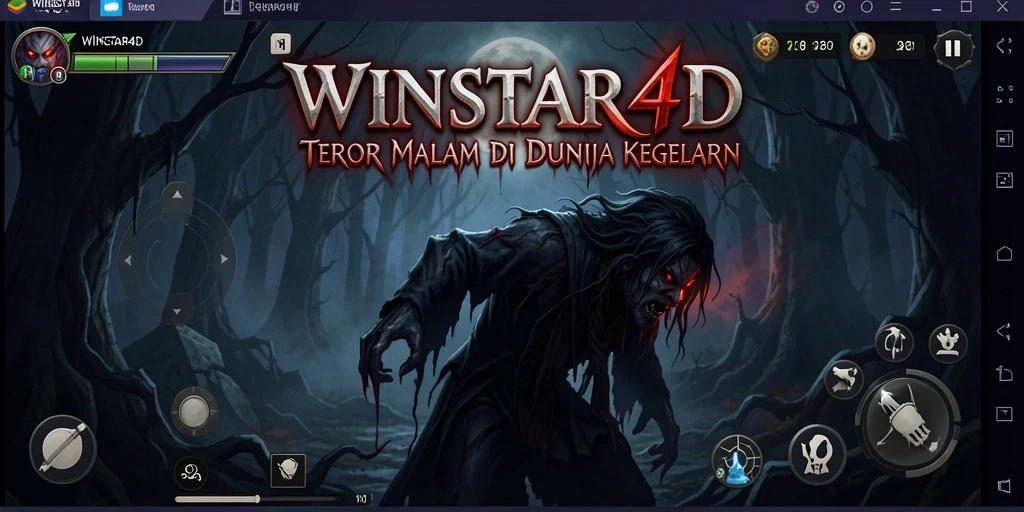 Tangkapan layar menampilkan gameplay mencekam dari WINSTAR4D.